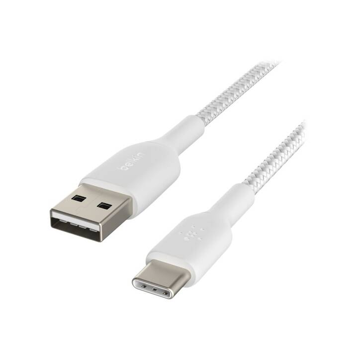 BELKIN CAB002BT1MWH Câble USB (USB de type A, USB de type C, 1 m)