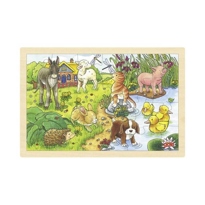 ROBERT KUHN Tiere Puzzleboard (24 Stück)