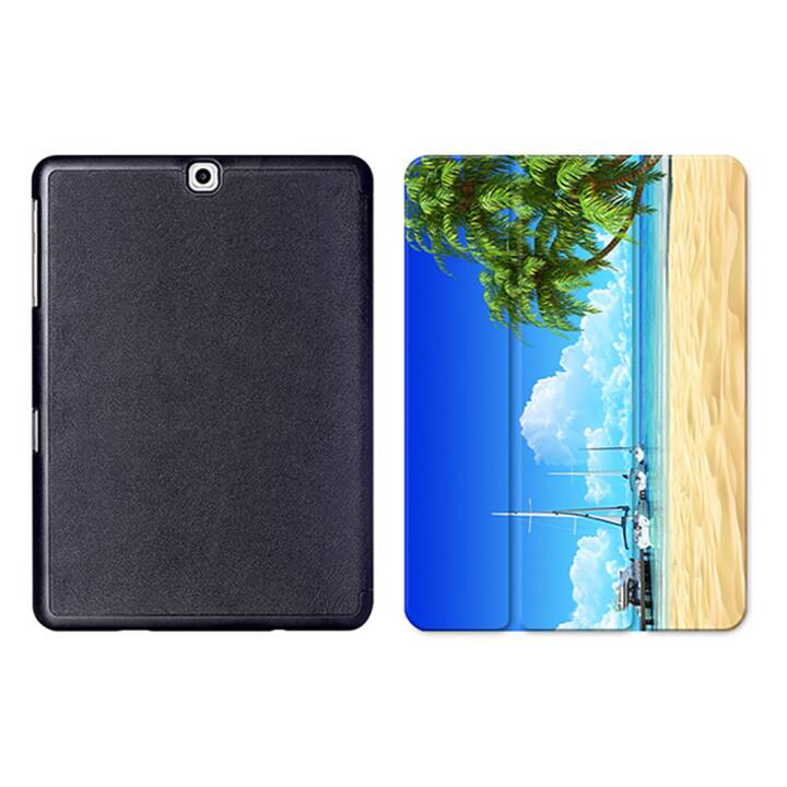 EG MTT Sacoche à comprimés avec housse pliable Smart pour Samsung Galaxy Tab S2 9.7" MTT - Beach