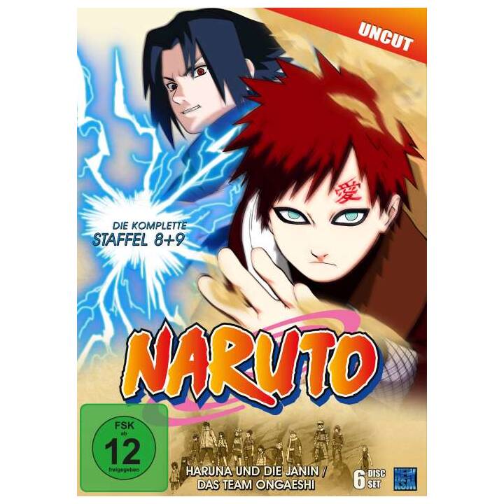 Naruto Staffel 8 Staffel 9 (JA, DE)