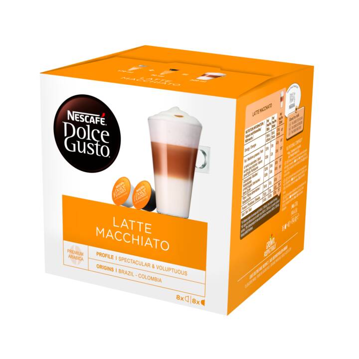 NESCAFÉ DOLCE GUSTO Kaffeekapseln Latte Macchiato (16 Stück)