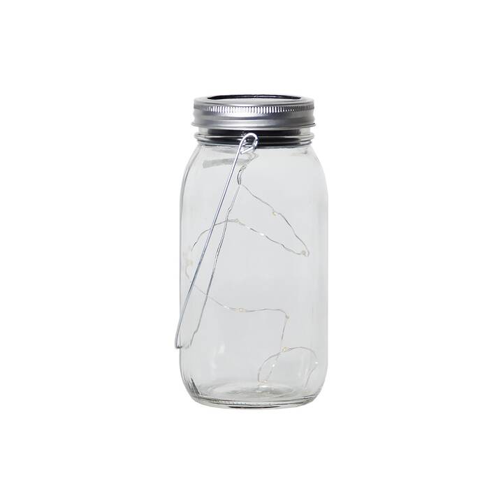 STAR TRADING Lampe solaire Jamjar (0.3 W, Transparent)