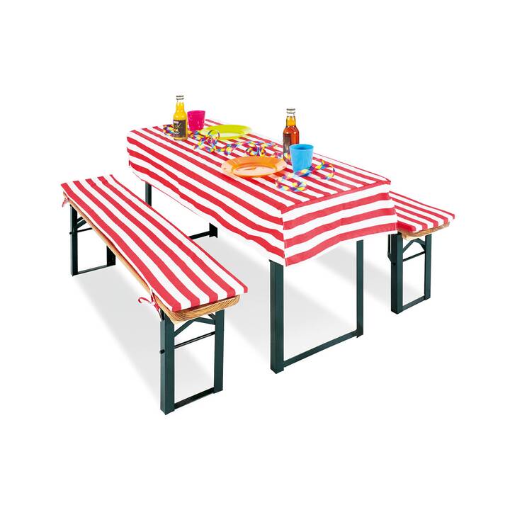 PINOLINO Set di tavoli e sedie per bambini Sepp (Marrone, Verde)