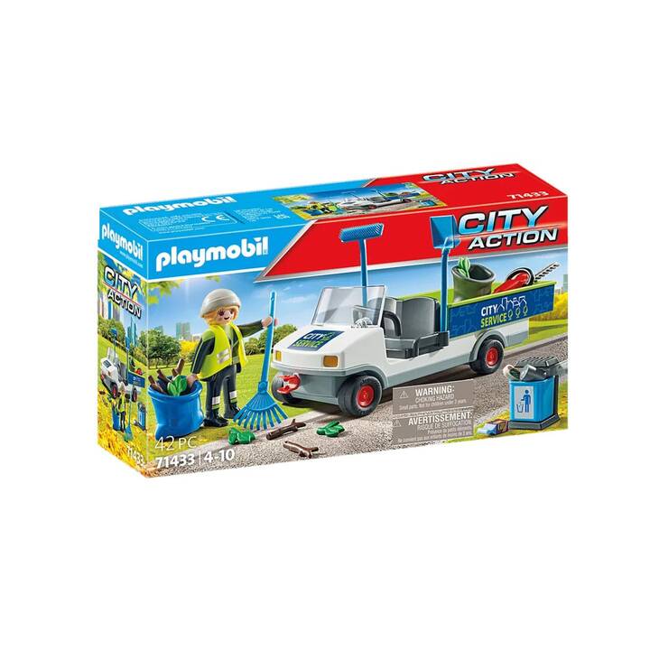 PLAYMOBIL City Action Municipal cleaning with E-vehicle (71433)