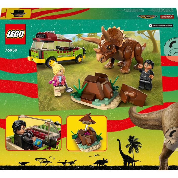 LEGO Jurassic World La recherche du tricératops (76959)