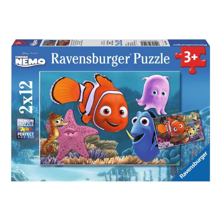 RAVENSBURGER Nemo Puzzle (2 x 12 x, 24 x)