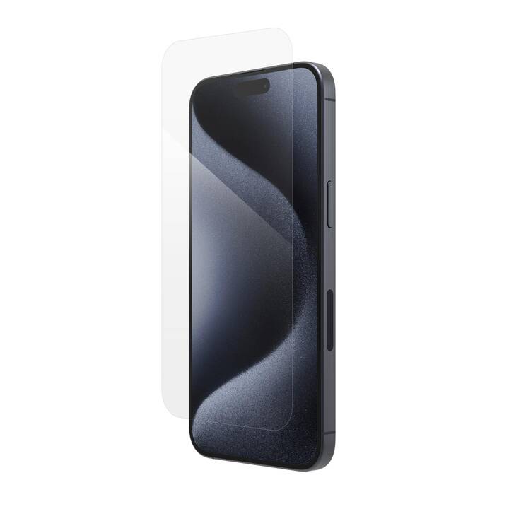 ZAGG Verre de protection d'écran Elite VisionGuard (iPhone 15 Pro Max, 1 pièce)