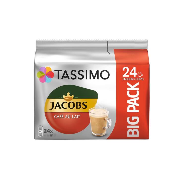 TASSIMO Kaffeekapseln Jacobs Café au Lait (24 Stück)