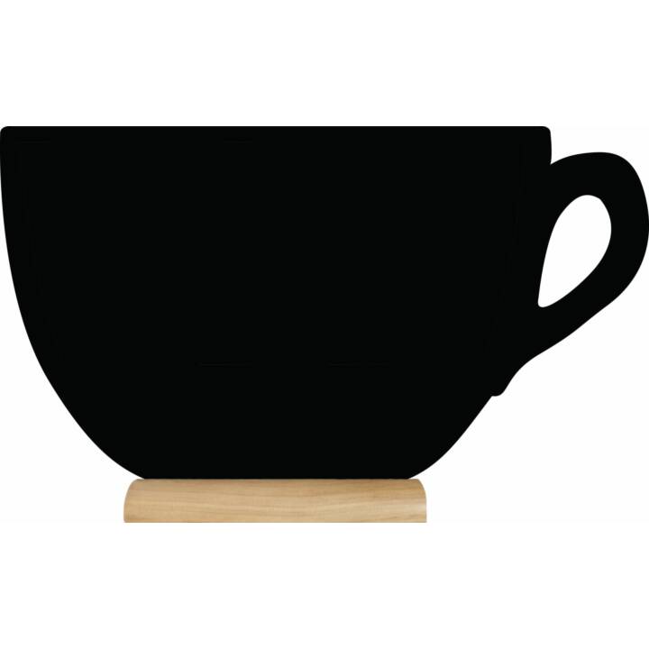 SECURIT Ardoise pour craie Silhouette Mini Cup (9 cm x 13.5 cm)
