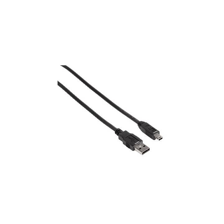 HAMA USB-Kabel (Mini USB Typ-B, USB Typ-A, 1.8 m)