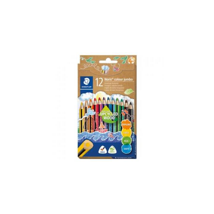 STAEDTLER Crayons de couleur Noris (Multicolore, 12 pièce)