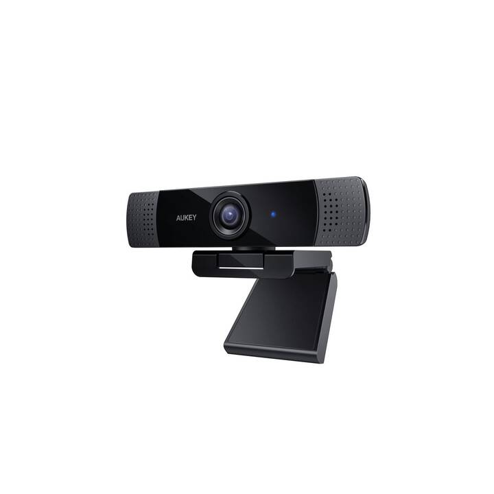 AUKEY Webcam 1080 Dual Mic Webcam (2 MP, Noir)