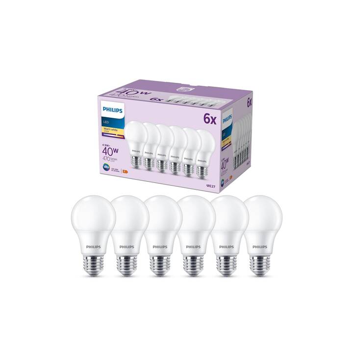 PHILIPS Ampoule LED (E27, 4.9 W)