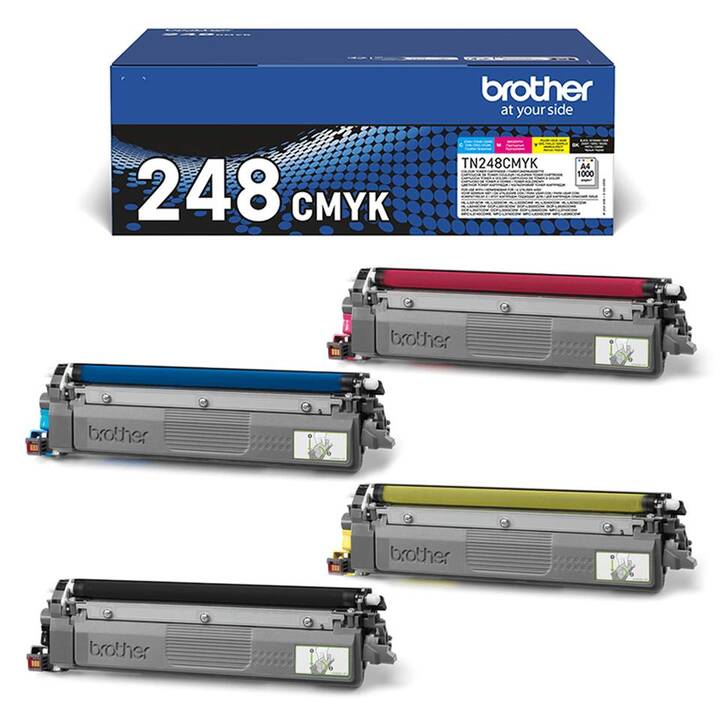 BROTHER TN-248VAL (Multipack, Gelb, Schwarz, Magenta, Cyan)