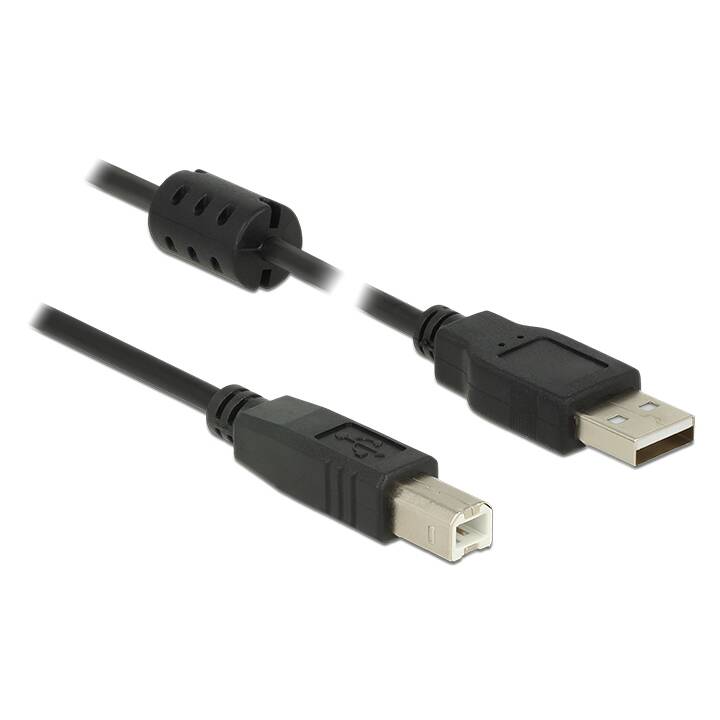 DELOCK 2.0 (480 Mbps) Verbindungskabel (USB 2.0 Typ-B, USB 2.0 Typ-A, 500 cm)