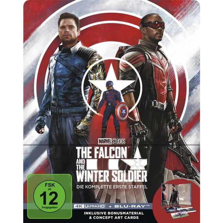 The Falcon and the Winter Soldier Staffel 1 (4K Ultra HD, Steelbook, DE, EN)