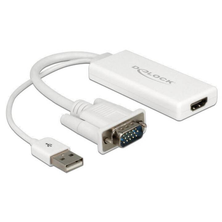 DELOCK Convertitore video (USB di tipo A, VGA)