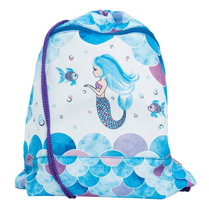 FUNKI Set di borse Flexy-Bag Mermaid (28 l, Blu chiaro, Porpora, Blu)