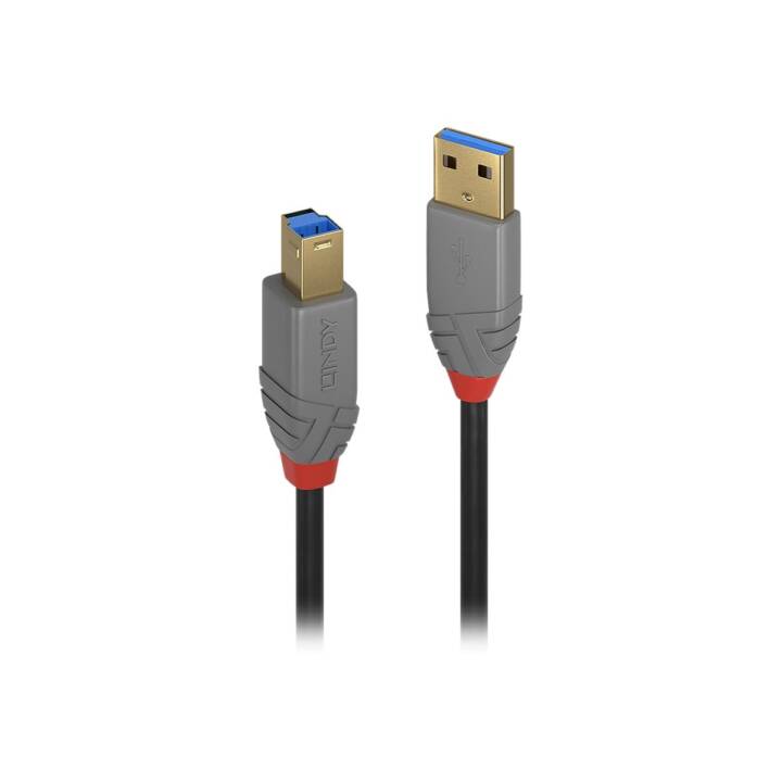 LINDY 36740 USB-Kabel (USB 3.0 Typ-B, USB 3.0 Typ-A, 50 cm)