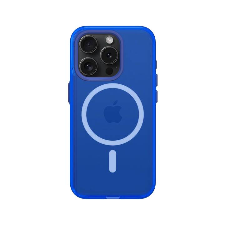 RHINOSHIELD Backcover (iPhone 15 Pro, Transparent, Blau)