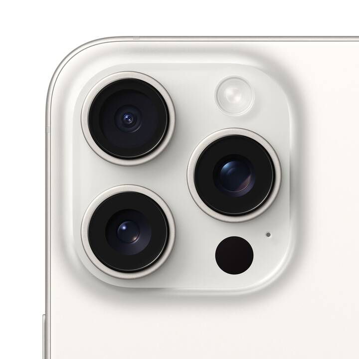 APPLE iPhone 15 Pro Max (256 GB, Titane blanc, 6.7", 48 MP, 5G)