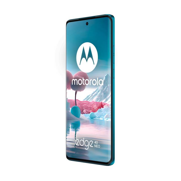 MOTOROLA Edge 40 Neo (256 GB, Blau, 6.55", 50 MP, 5G)