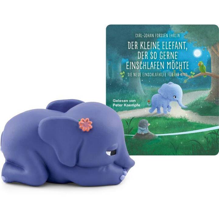 TONIES Pièce radiophonique pour enfants Der kleine Elefant, der so gerne einschlafen möchte (DE, Toniebox)