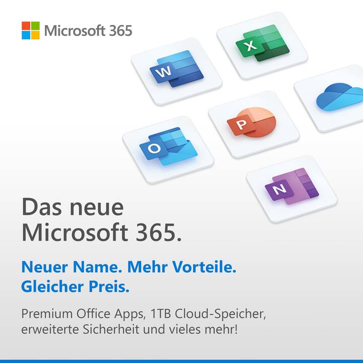 MICROSOFT 365 Single (Abbonamento, 1x, 1 anni, Tedesco)