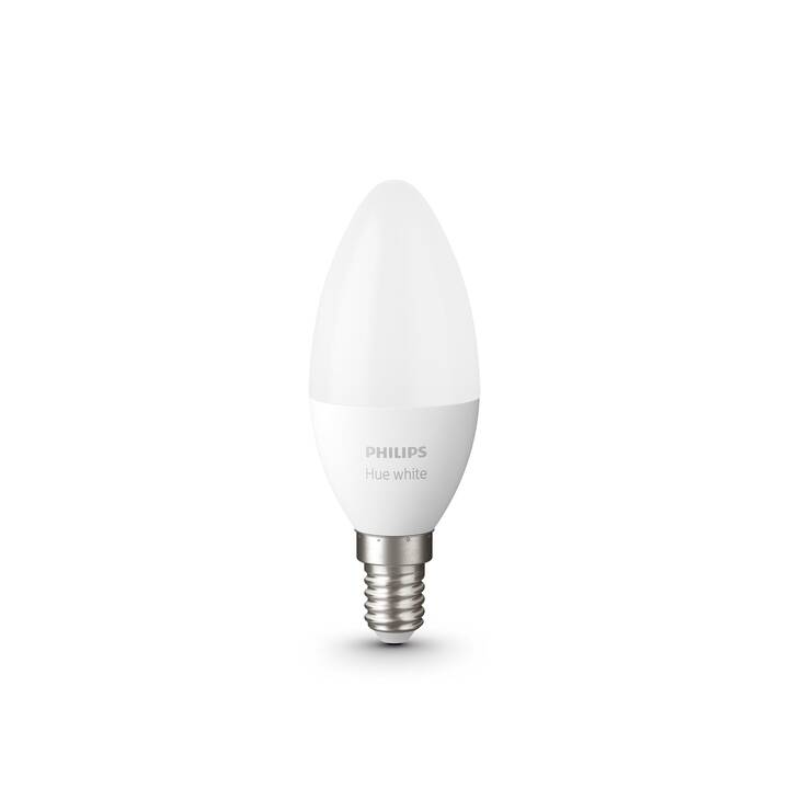 PHILIPS HUE Ampoule LED White (E14, ZigBee, Bluetooth, 5.5 W)