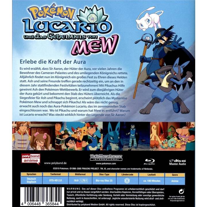 Pokémon - Lucario und das Geheimnis von Mew (EN, DE)