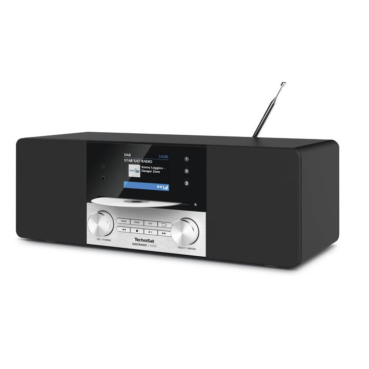 TECHNISAT DigitRadio 3 Voice DE Digitalradio (Silber, Schwarz)