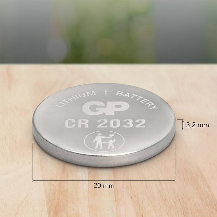 GP Batterie (CR2032, 5 pièce)