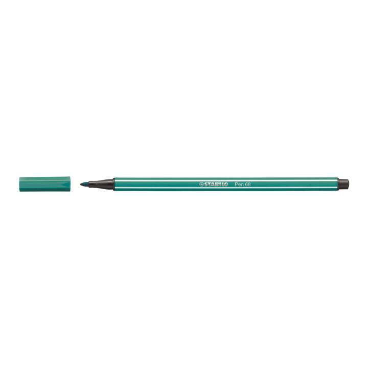 STABILO Pen 68 Crayon feutre (Bleu, Turquoise, 1 pièce)