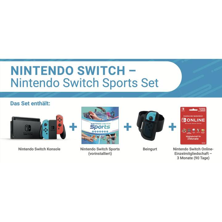 NINTENDO Switch Neon 32 GB (Switch Sports, DE, IT, FR)