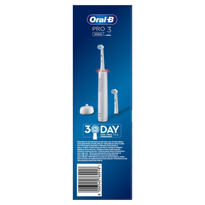ORAL-B Pro 3 3000 Sensitive Clean (Blanc)