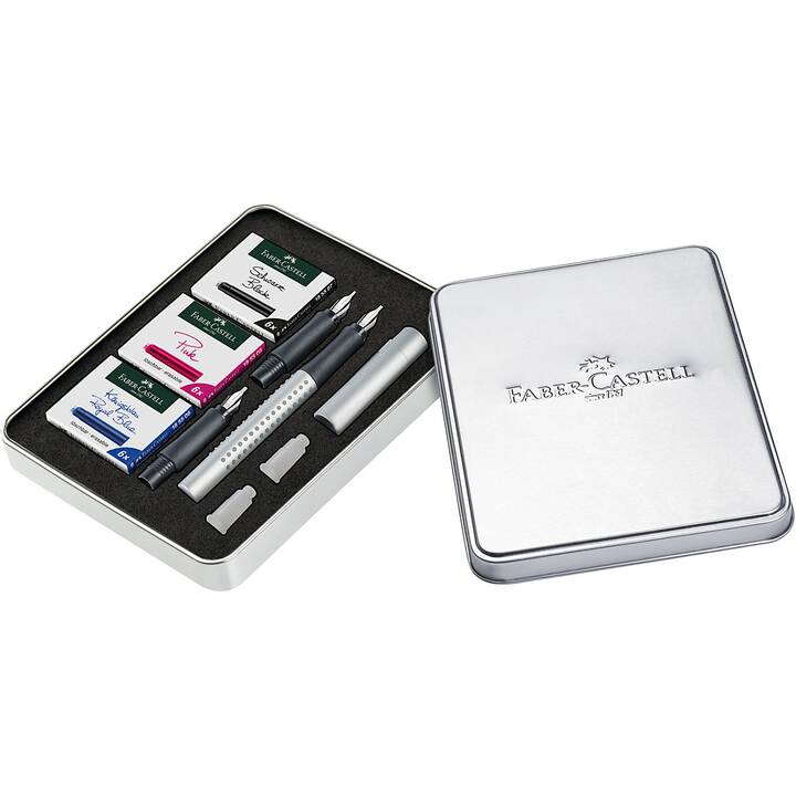 FABER-CASTELL Calligraphy 201629 Penne stilografice calligrafia (Argento)