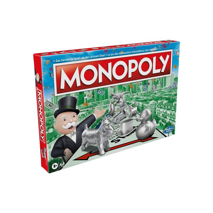 HASBRO Monopoly Classic-Swiss Edition (DE, FR)