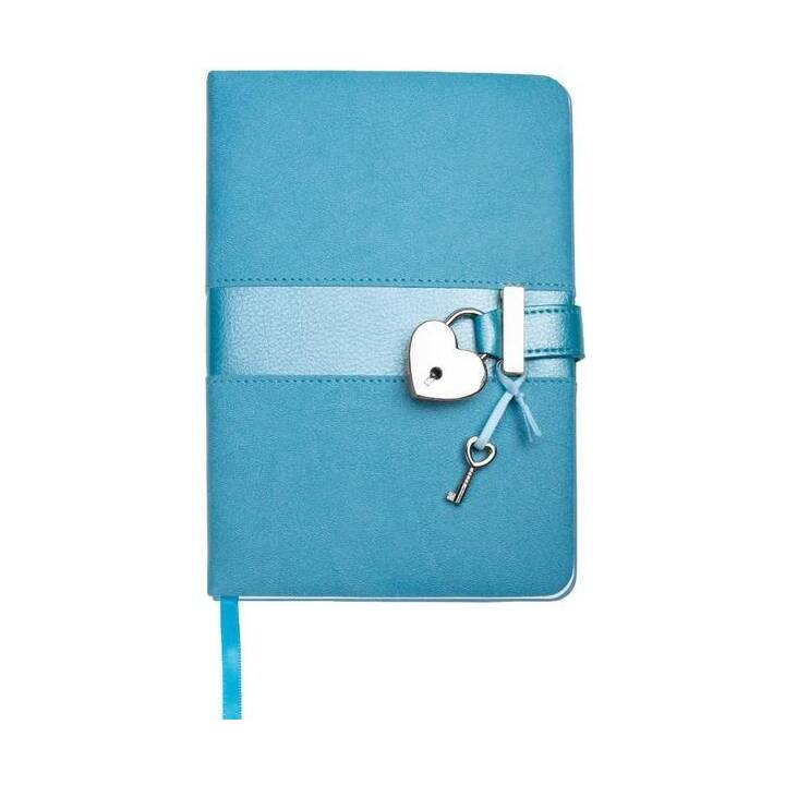 TRÖTSCH VERLAG Tagebuch Matt & Shiny (13 cm x 3.4 cm x 18.8 cm, Blau)