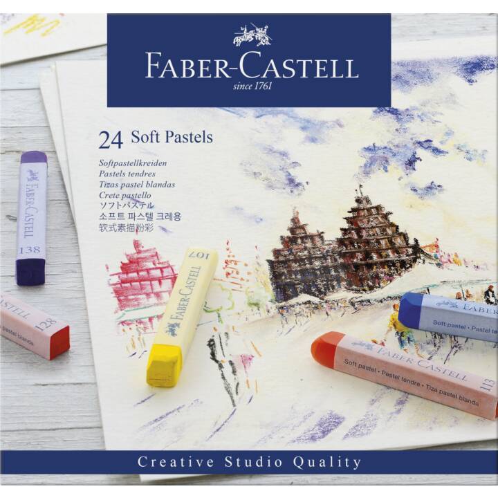 FABER-CASTELL Pastelli di gesso (24 pezzo)