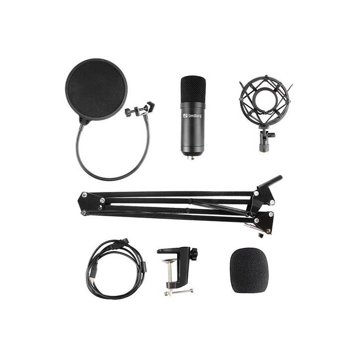SANDBERG Microphone pour notebook (Noir)