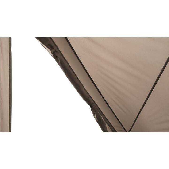 EASY CAMP Moonlight Cabin (Tenda da campeggio, Marrone, Grigio)