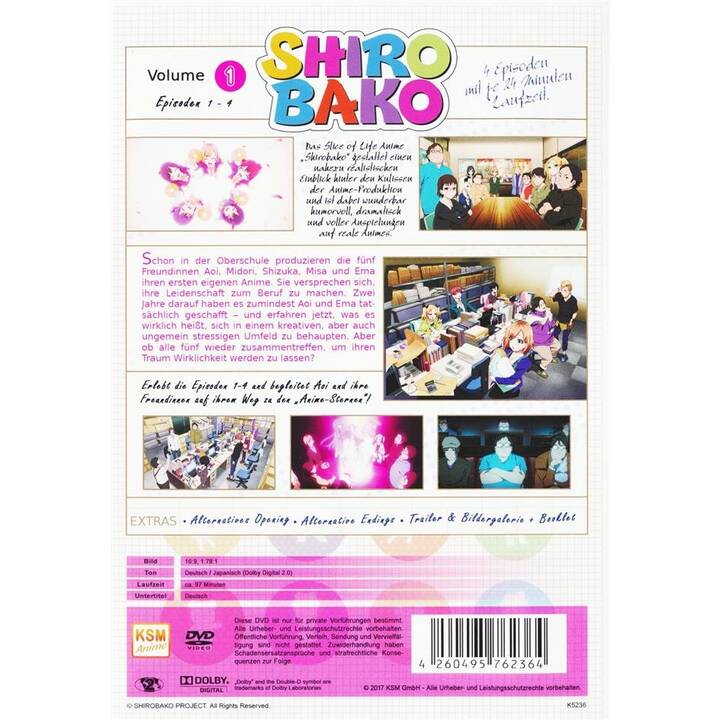 Shirobako - Vol. 1 (JA, DE)