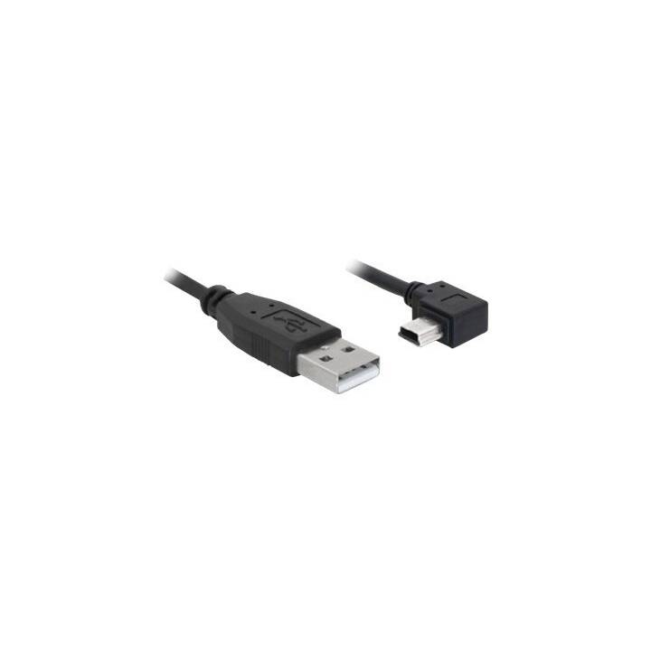 DELOCK Câble USB (Fiche Mini USB 2.0 de type B, Fiche USB 2.0 de type A, 0.5 m)