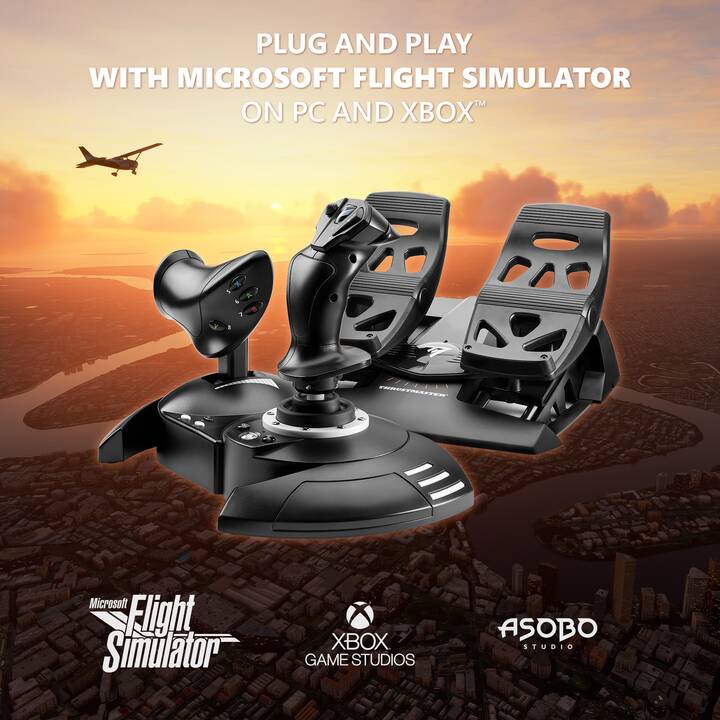 THRUSTMASTER T.Flight Full Kit X Flightstick (Noir)