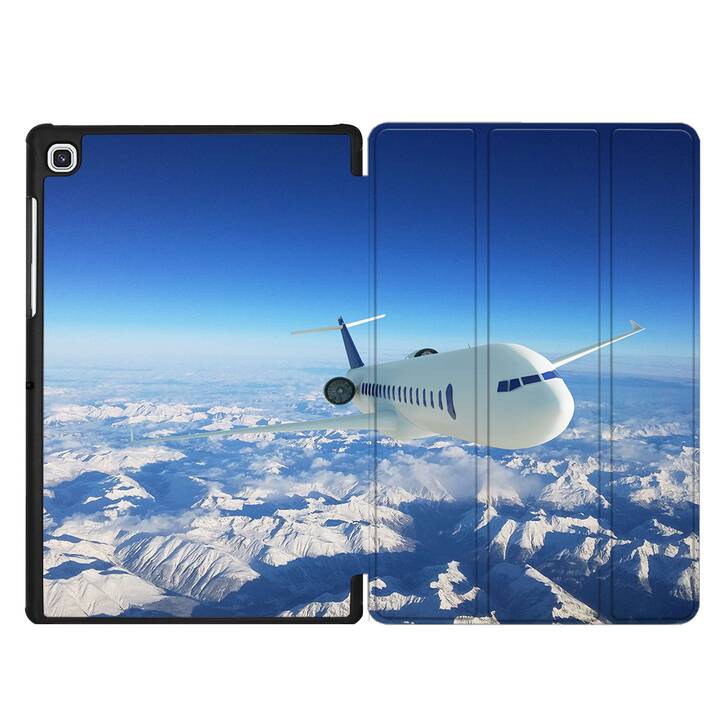 EG Coque pour Samsung Galaxy Tab A7 10.4" (2020) - Avion bleu