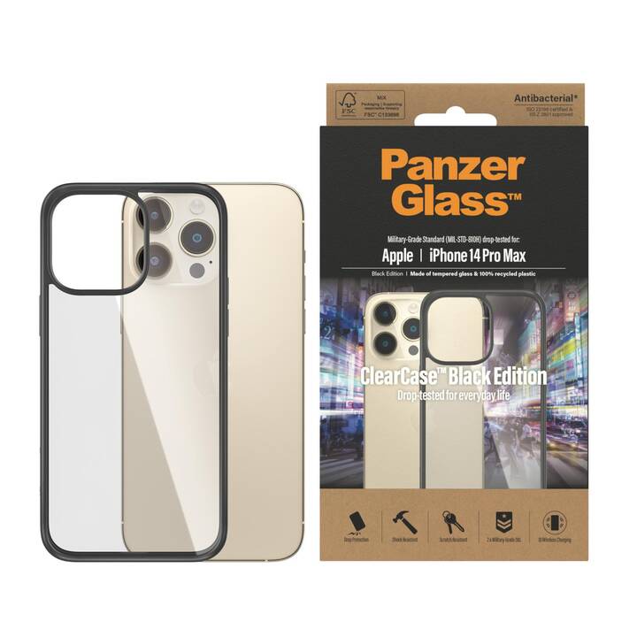 PANZERGLASS Backcover ClearCase (iPhone 14 Pro Max, Transparente)