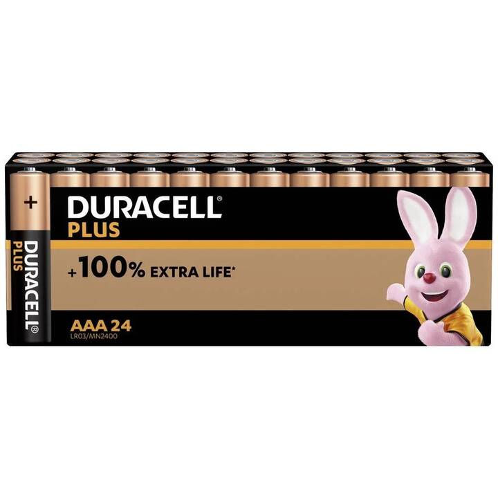 DURACELL Plus Batteria (AAA / Micro / LR03, 24 pezzo)