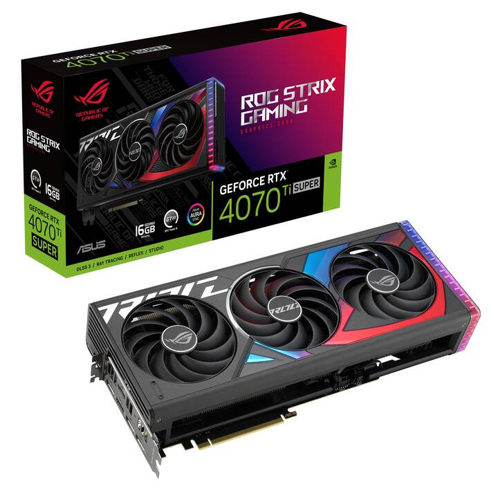 ASUS ROG Strix Gaming Nvidia GeForce RTX 4070 Ti SUPER (16 Go)