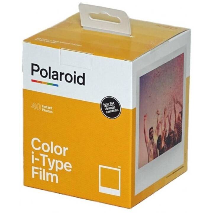 POLAROID Color i‑Type - 40x Pellicola istantanea (Polaroid i-Type, Nero)