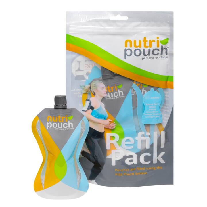 NUTRIPOUCH Trinkflasche Refill Pack (0.25 l, Mehrfarbig)
